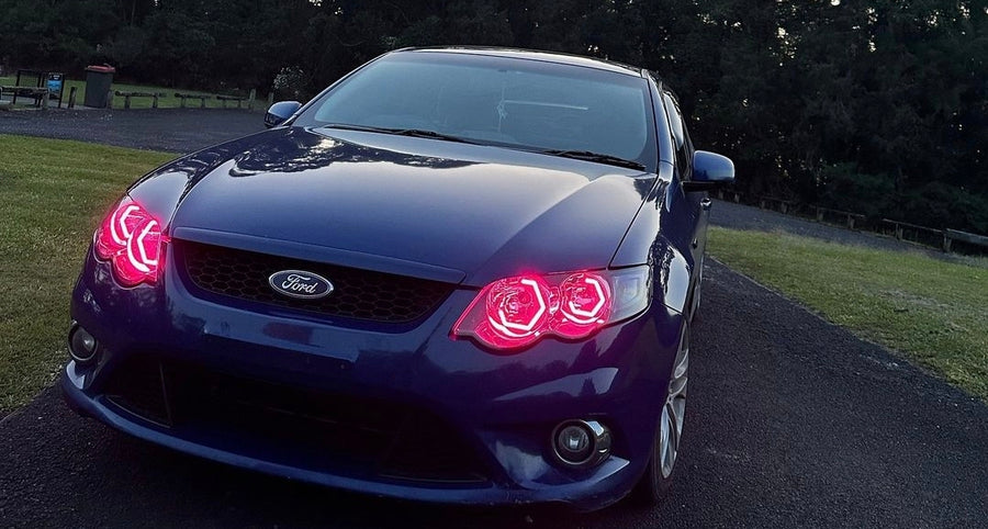 Ford Falcon FG MK1 Hex Halo Headlights