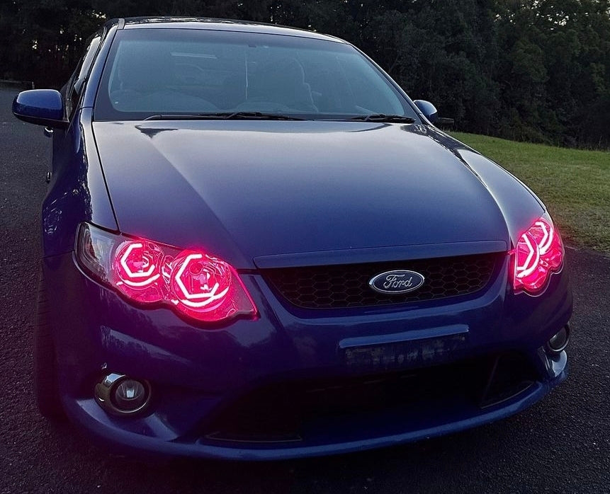 Ford Falcon FG MK1 Hex Halo Headlights