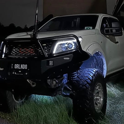 Nissan Navara D23 NP300 custom headlights 2015 - onwards