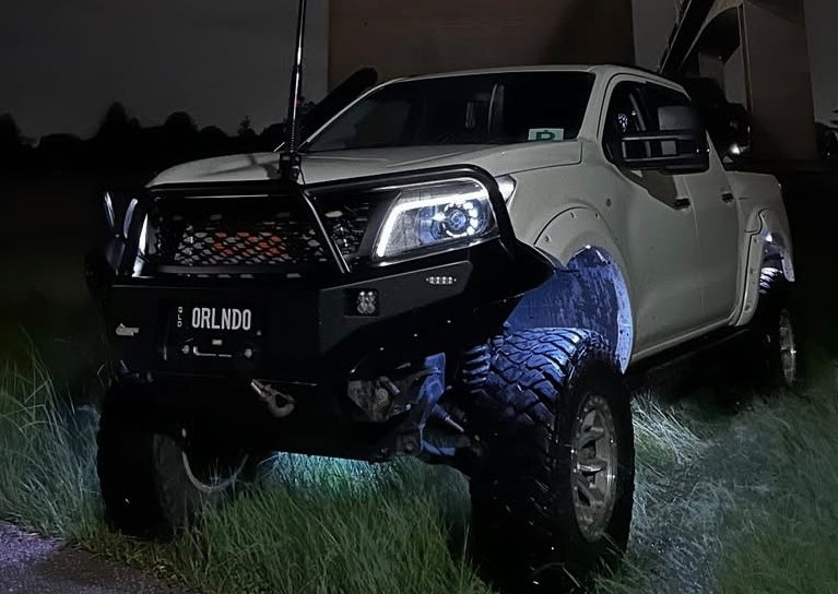 Nissan Navara D23 NP300 custom headlights 2015 - onwards