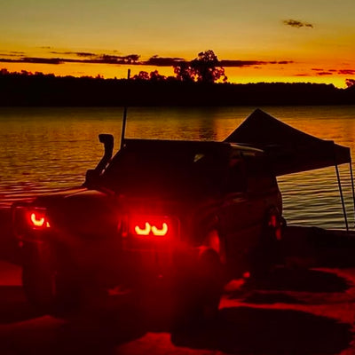 Toyota Landcruiser 80 Series angry eyes