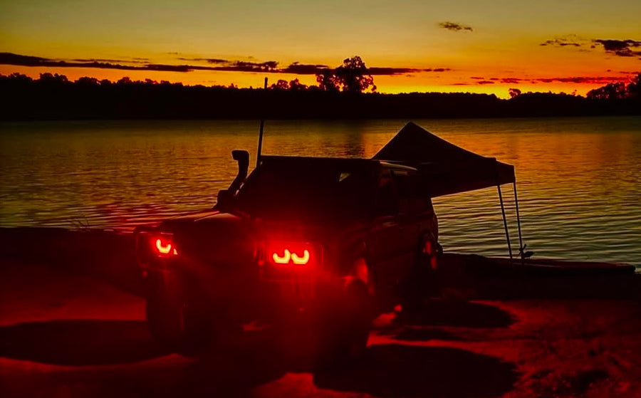 Toyota Landcruiser 80 Series angry eyes
