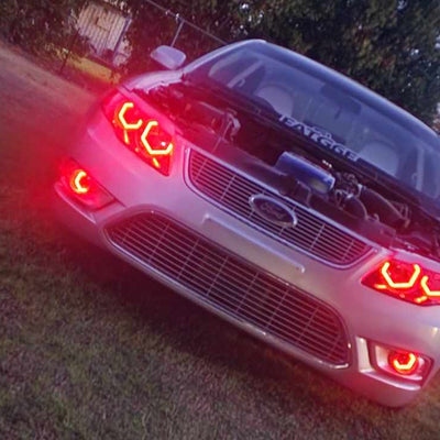 Ford Falcon FG F6-G6E MK1 Diamond Hex Halo Headlights