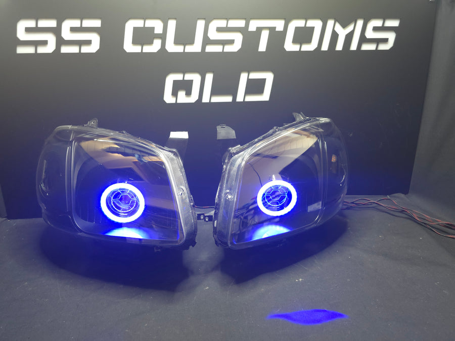 Custom LED Mazda car lights at SS Customs QLD