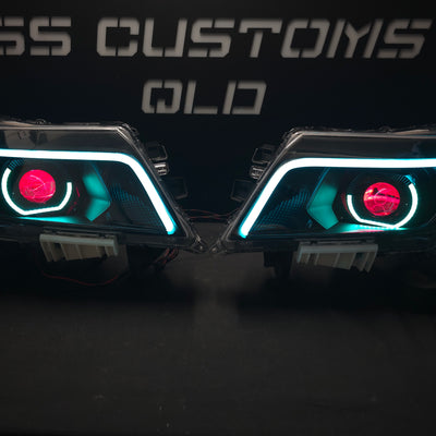Nissan Navara D23 NP300 custom headlights 2015 - onwards