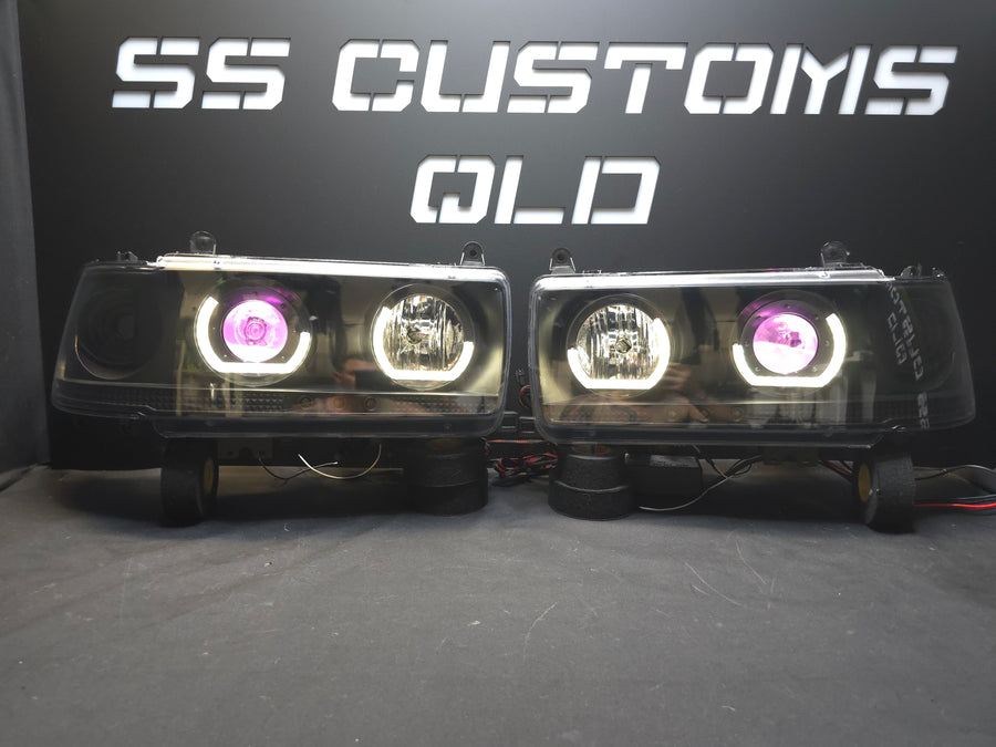 Toyota Landcruiser 80 Series angry eyes