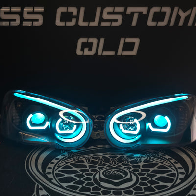 Subaru Impreza WRX Blobeye DRL headlights