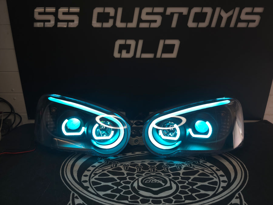 Subaru Impreza WRX Blobeye DRL headlights