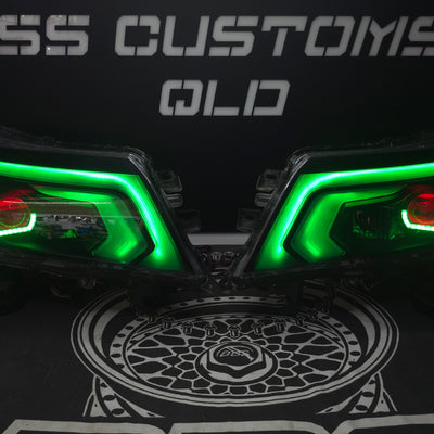 Nissan Navara D23 NP300 SL,ST,STX DX,RX custom headlights 2015 - onwards