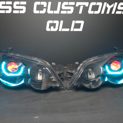 Ford Falcon BA BF XR projector custom headlights