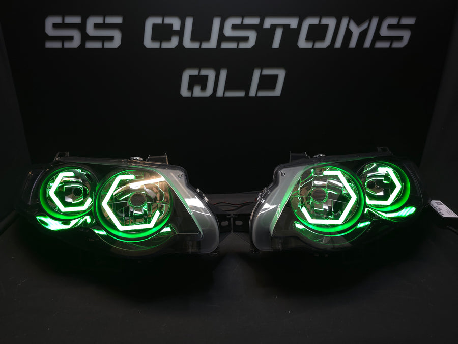 Ford Falcon FG MK1 Hex Halo Headlights