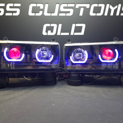 Toyota Landcruiser 80 Series angry eyes