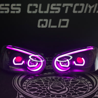 Subaru Impreza WRX Blobeye DRL headlights