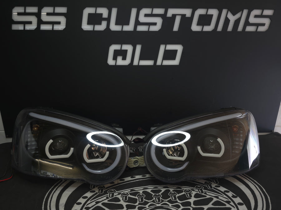 Subaru Impreza WRX Blobeye DRL headlights