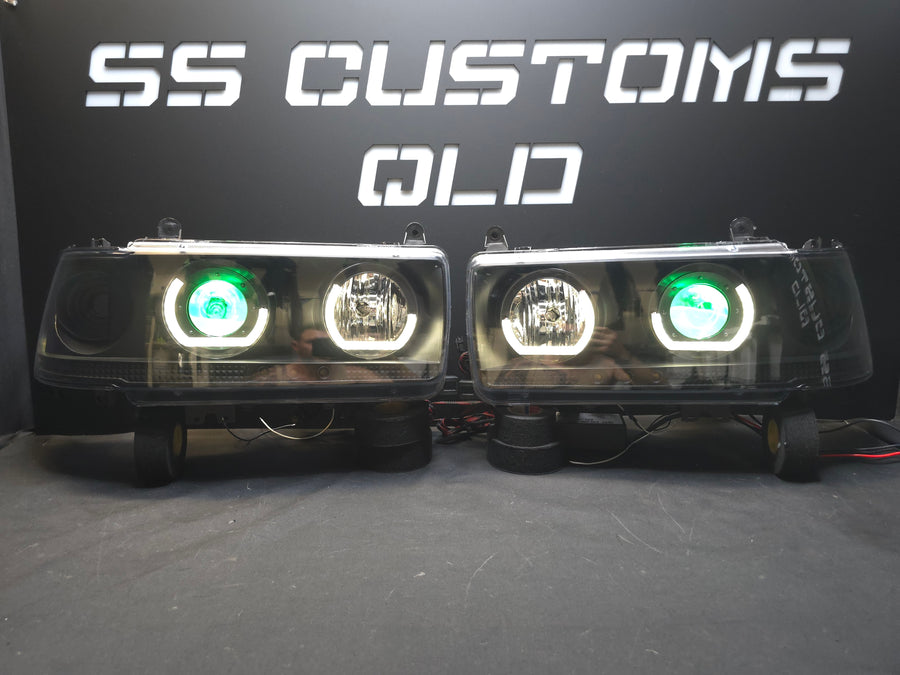 Toyota Landcruiser 80 Series angry eyes