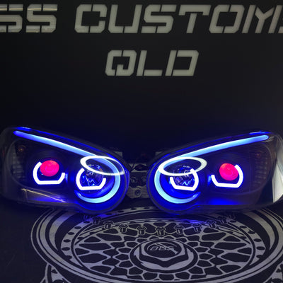 Subaru Impreza WRX Blobeye DRL headlights