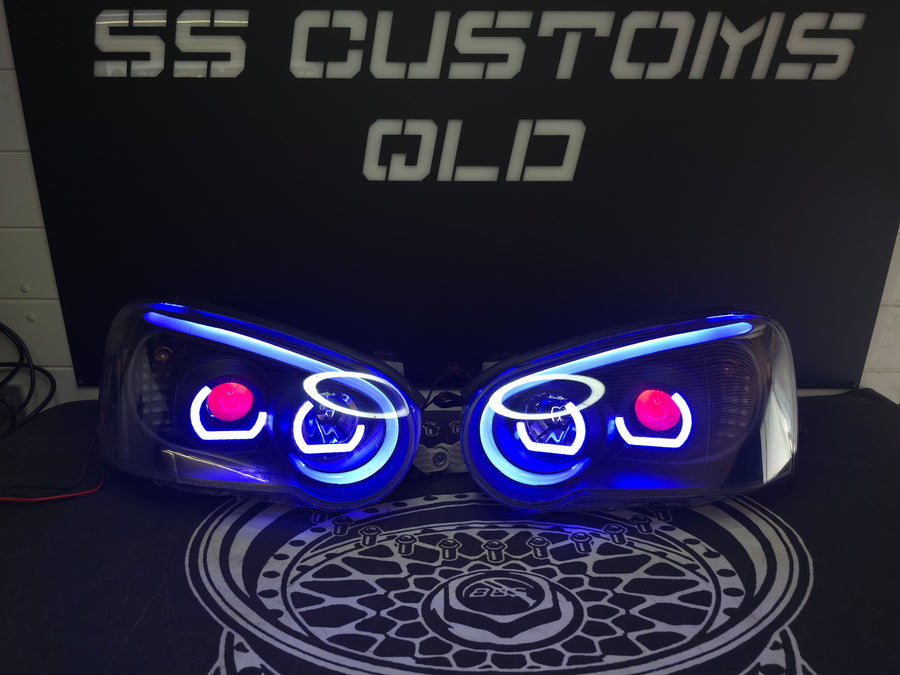 Subaru Impreza WRX Blobeye DRL headlights