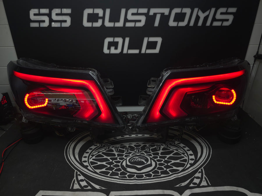 Nissan Navara D23 NP300 SL,ST,STX DX,RX custom headlights 2015 - onwards