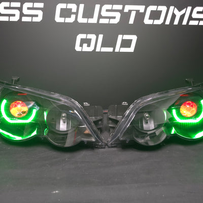 Ford Falcon BA BF XR projector custom headlights