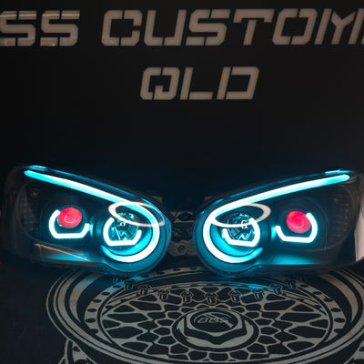 Subaru Impreza WRX Blobeye DRL headlights