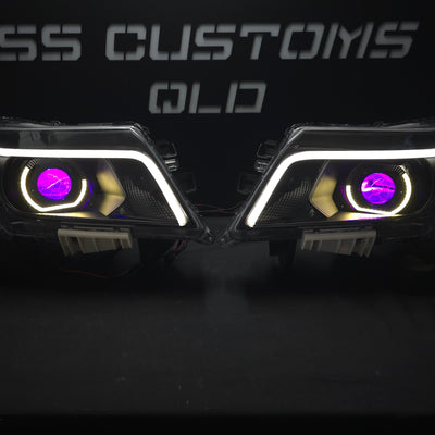 Nissan Navara D23 NP300 custom headlights 2015 - onwards