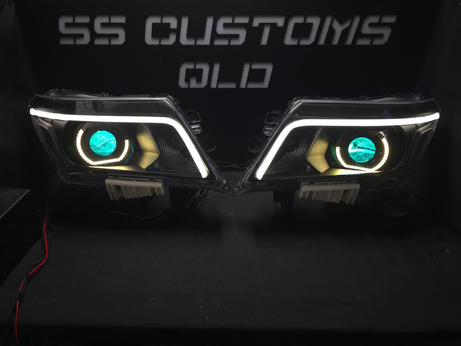 Nissan Navara D23 NP300 custom headlights 2015 - onwards