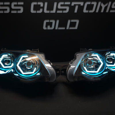 Ford Falcon FG MK1 Hex Halo Headlights