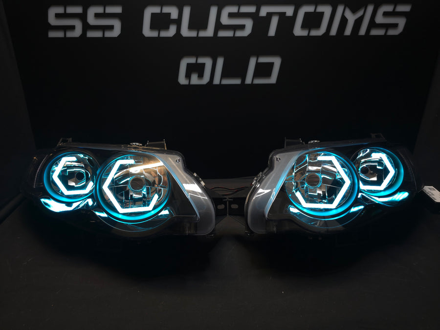 Ford Falcon FG MK1 Hex Halo Headlights