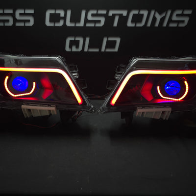 Nissan Navara D23 NP300 custom headlights 2015 - onwards