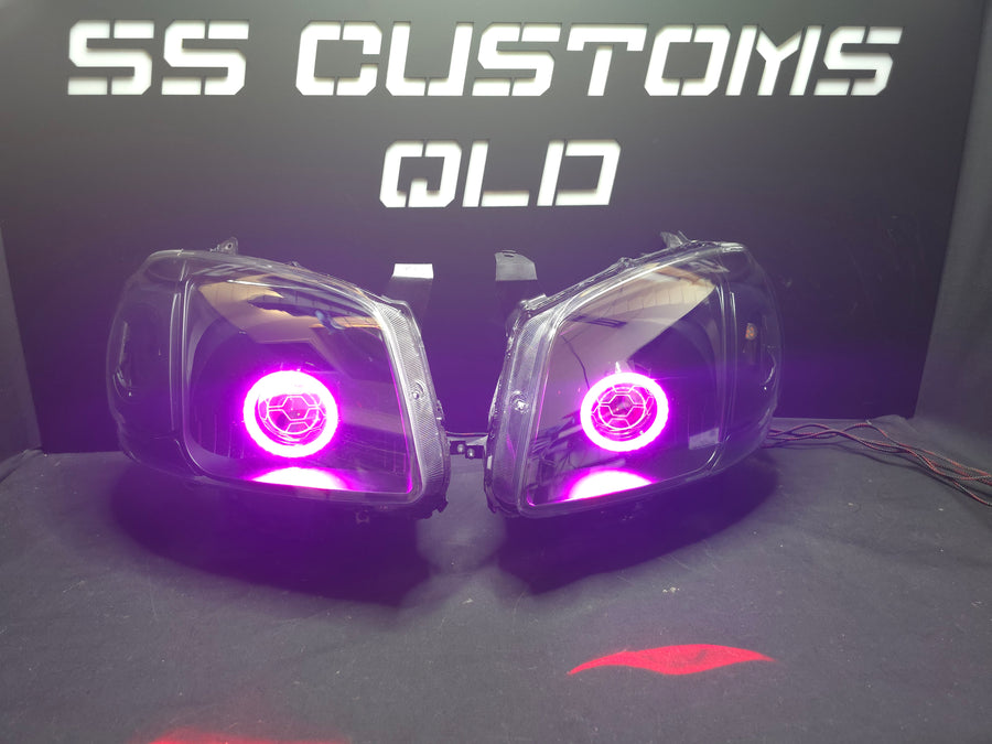 Custom LED Mazda car lights at SS Customs QLD