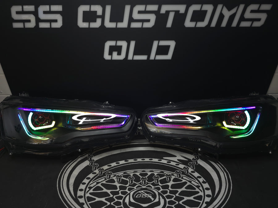 Mitsubishi CJ Lancer Vland headlights