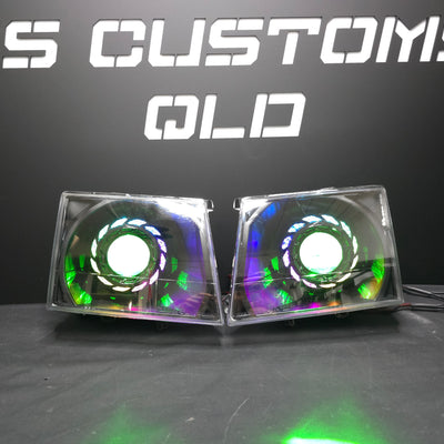 Ford Courier PG - PH 02-06 &  Mazda Bravo UN Series B2500 B2600 custom headlights