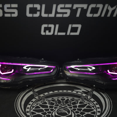 Mitsubishi CJ Lancer Vland headlights