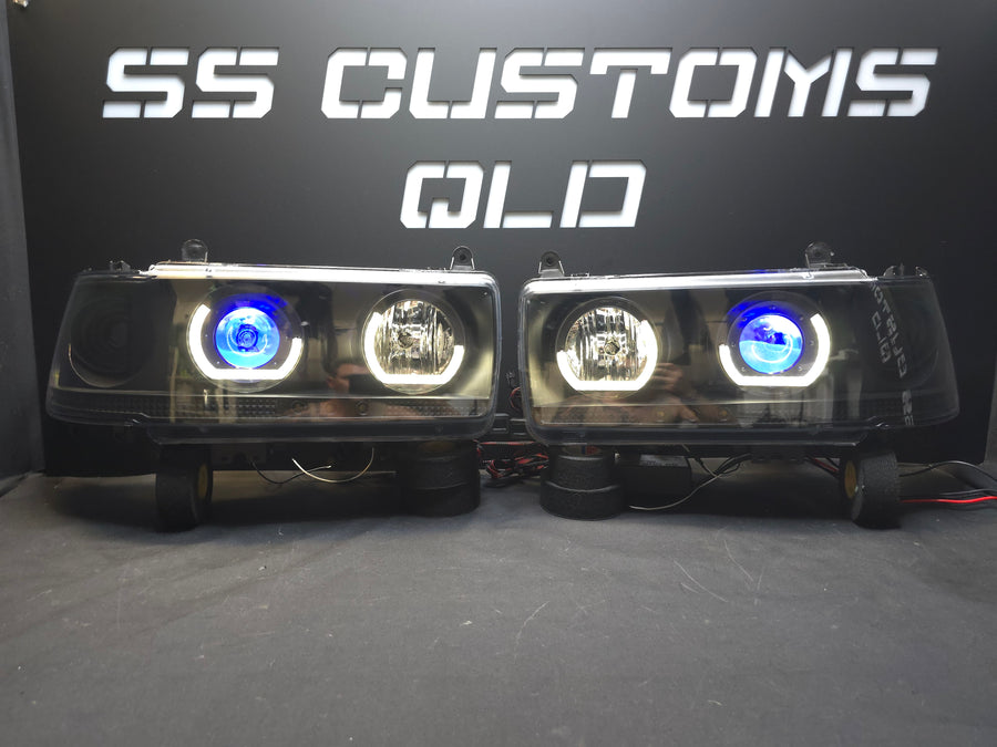 Toyota Landcruiser 80 Series angry eyes