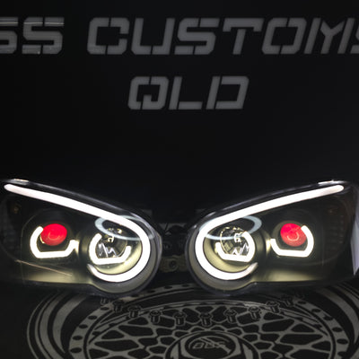 Subaru Impreza WRX Blobeye DRL headlights