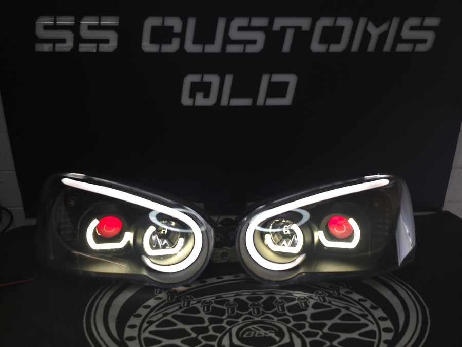 Subaru Impreza WRX Blobeye DRL headlights