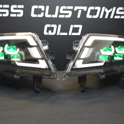 Nissan Navara D23 NP300 custom headlights 2015 - onwards