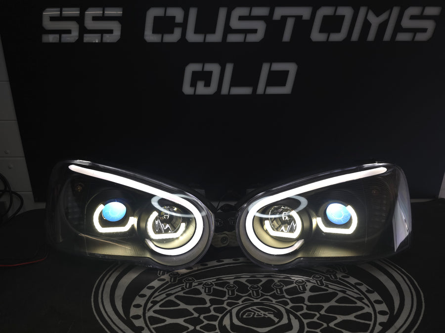 Subaru Impreza WRX Blobeye DRL headlights