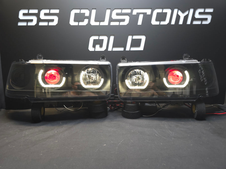 Toyota Landcruiser 80 Series angry eyes