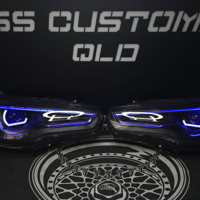 Mitsubishi CJ Lancer Vland headlights