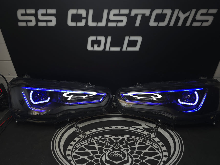 Mitsubishi CJ Lancer Vland headlights