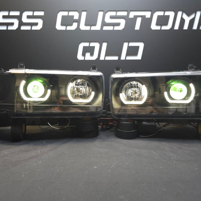 Toyota Landcruiser 80 Series angry eyes