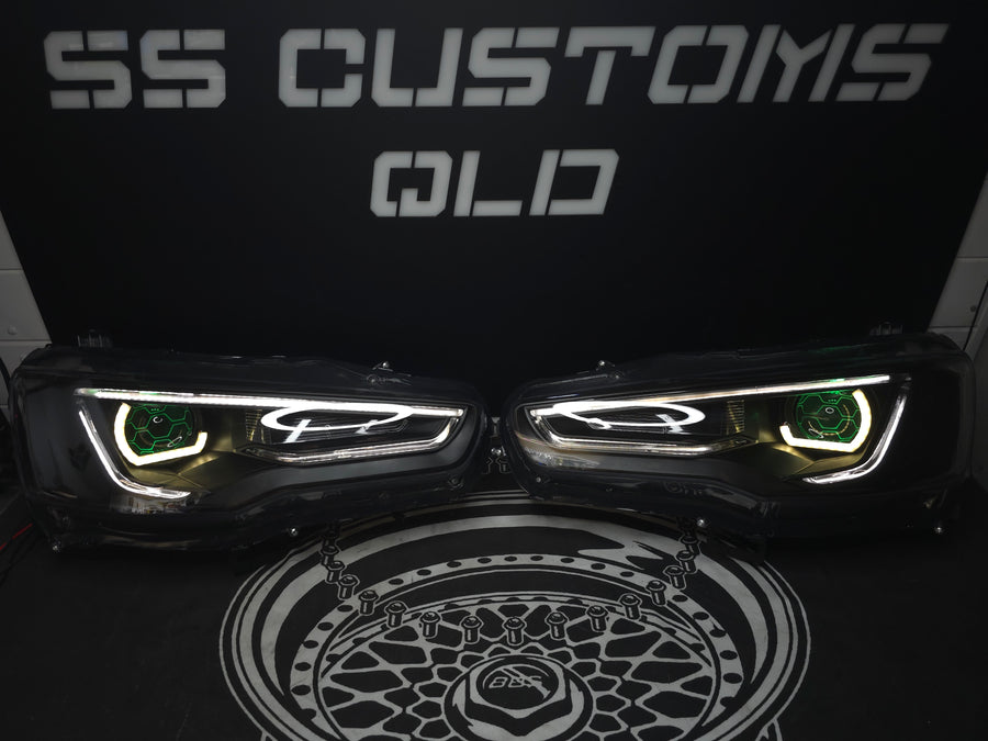 Mitsubishi CJ Lancer Vland headlights