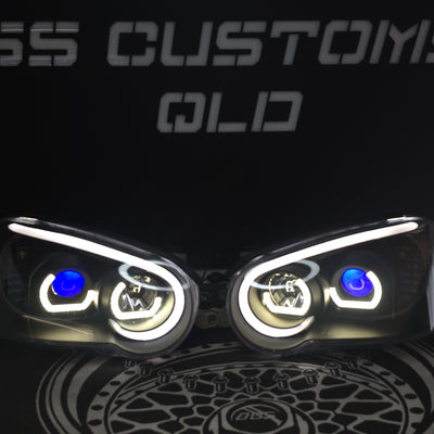 Subaru Impreza WRX Blobeye DRL headlights