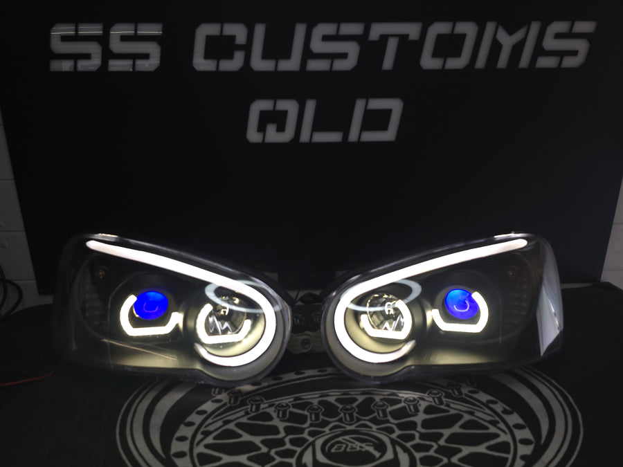 Subaru Impreza WRX Blobeye DRL headlights
