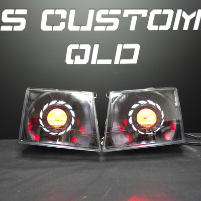 Ford Courier PG - PH 02-06 &  Mazda Bravo UN Series B2500 B2600 custom headlights