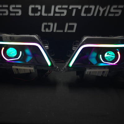 Nissan Navara D23 NP300 custom headlights 2015 - onwards