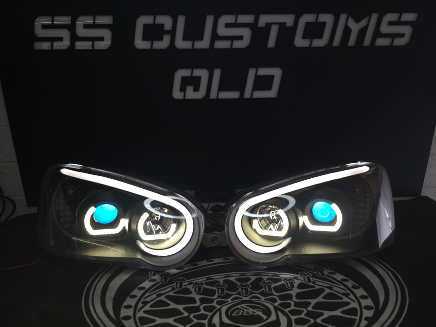 Subaru Impreza WRX Blobeye DRL headlights