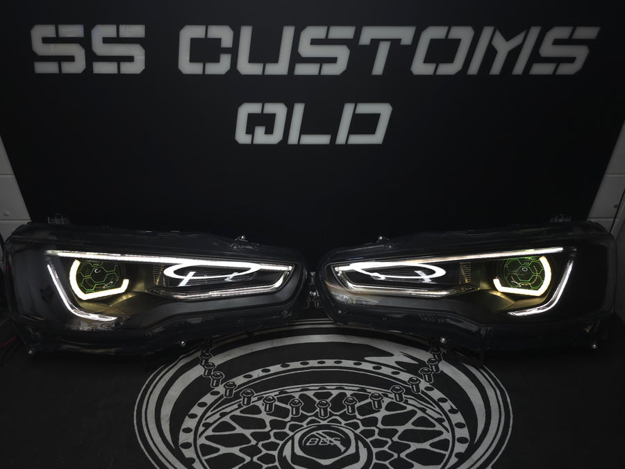 Mitsubishi CJ Lancer Vland headlights