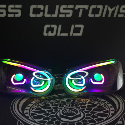 Subaru Impreza WRX Blobeye DRL headlights